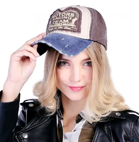 Multicolor Cotton Baseball Cap