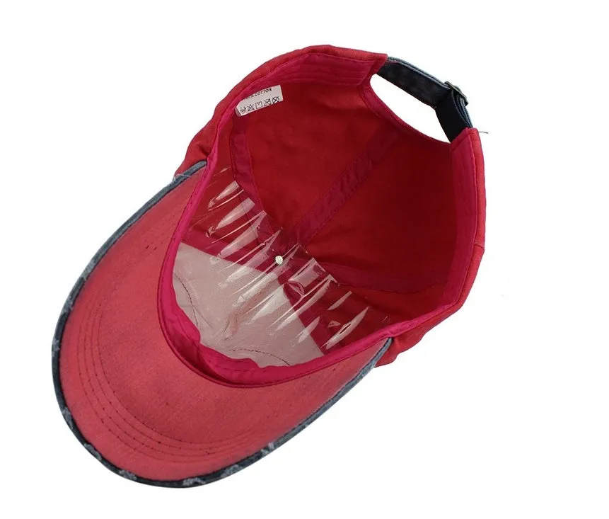 Multicolor Cotton Baseball Cap