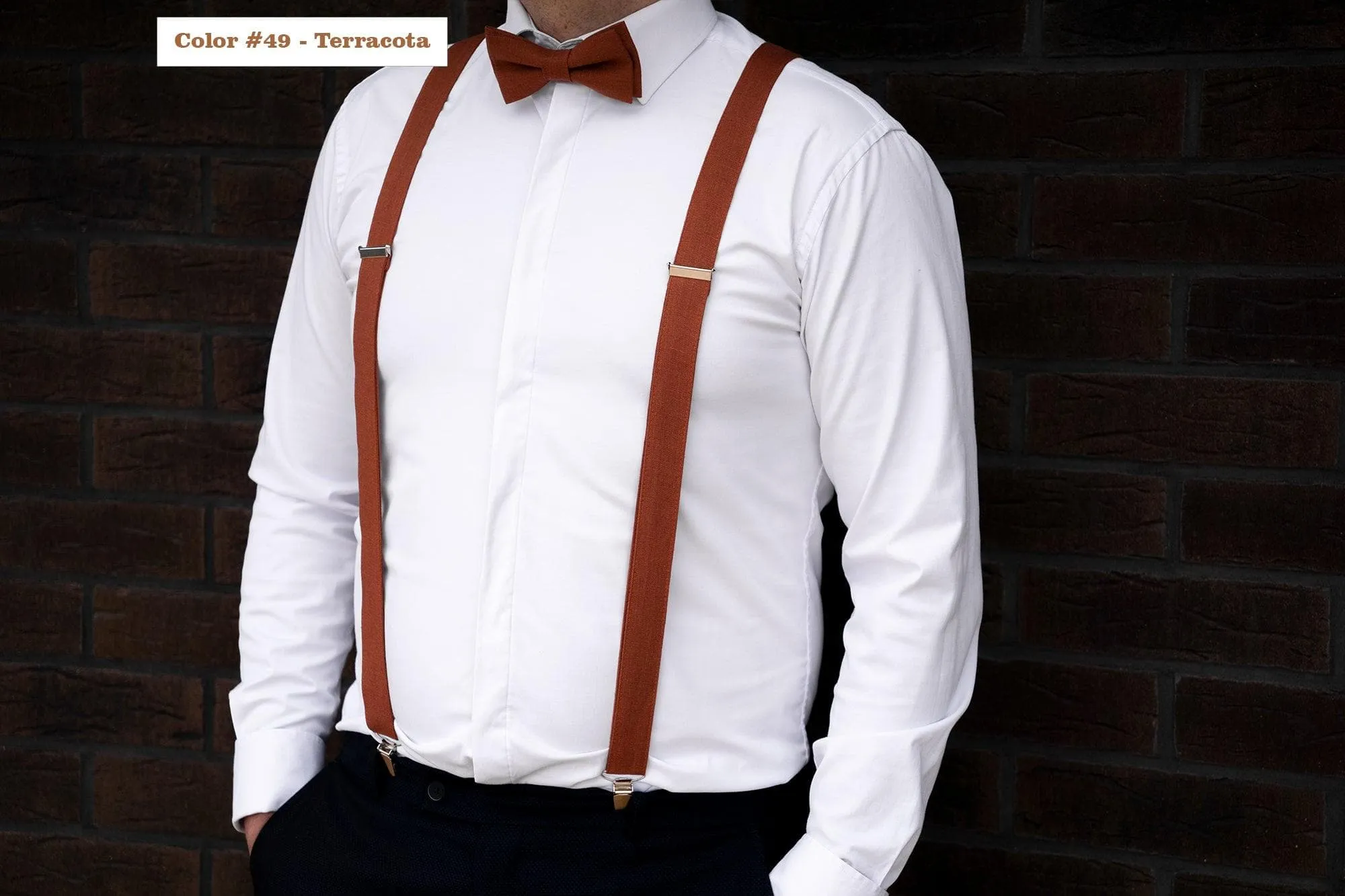 Mustard bow tie | wedding bow tie