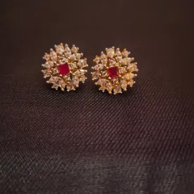 "Sparkling Elegance: Unveiling the Allure of Asp Fashion Jewellery's Classy American Diamond Studs Earrings"