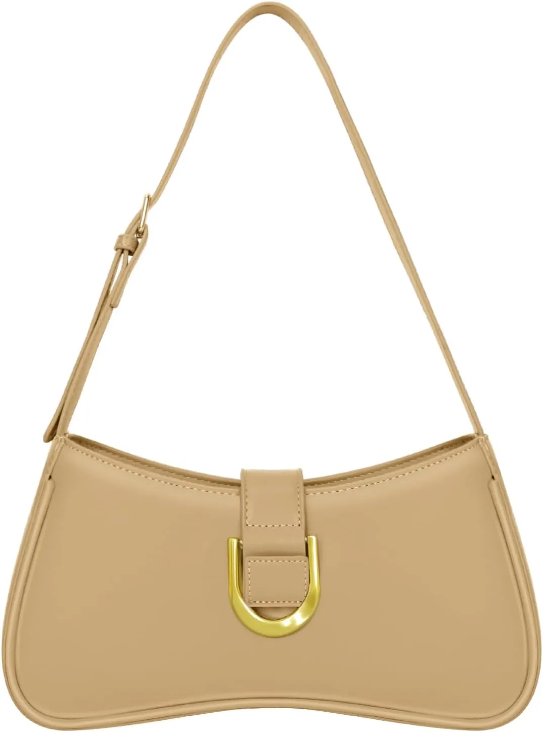 Shoulder Bag for Women Y2K Trendy Underarm Purse Vegan Leather Clutch Hobo Handbags