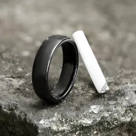 Simple Couple Wedding Ceramic Ring