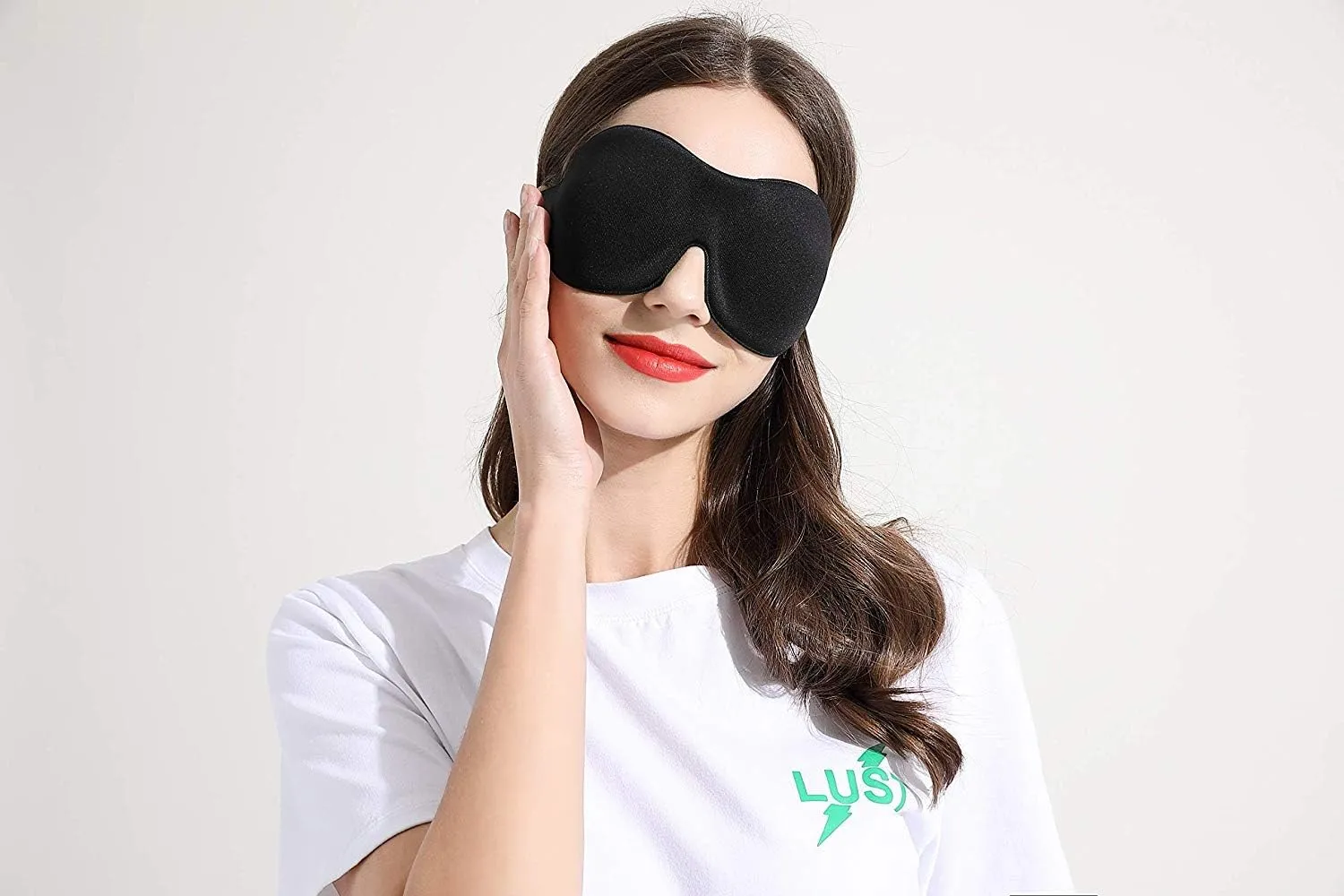 Sleep Mask 2 Pack, Invisible Alar Deep Orbit 3D Eye Mask Ultra Lightweight & Comfortable Sleeping Mask for Side Sleeper, Sleeping Mask & Blindfold Soft Breathable for Women Men Relaxing Zero Pressure