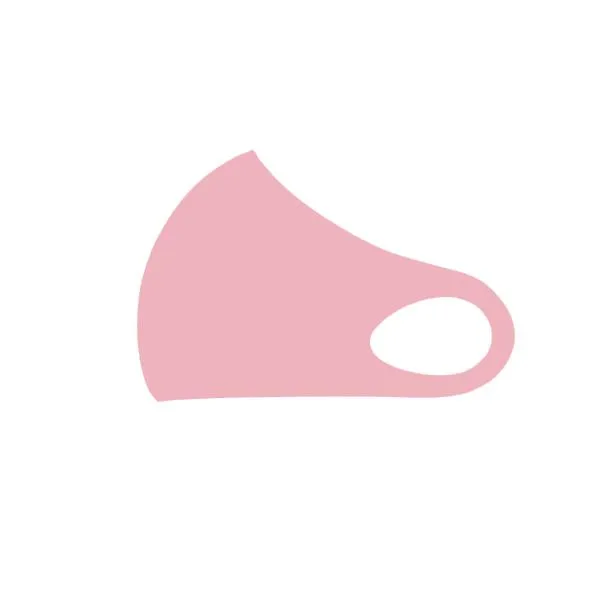 Social Distancing Reusable 3-D Fashion Mask (Solid)