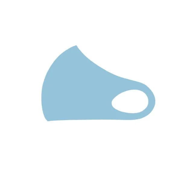 Social Distancing Reusable 3-D Fashion Mask (Solid)