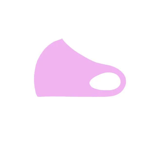 Social Distancing Reusable 3-D Fashion Mask (Solid)
