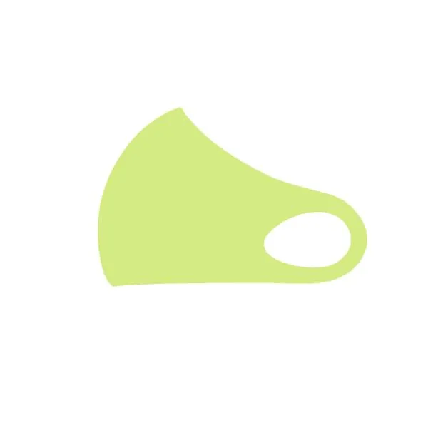 Social Distancing Reusable 3-D Fashion Mask (Solid)
