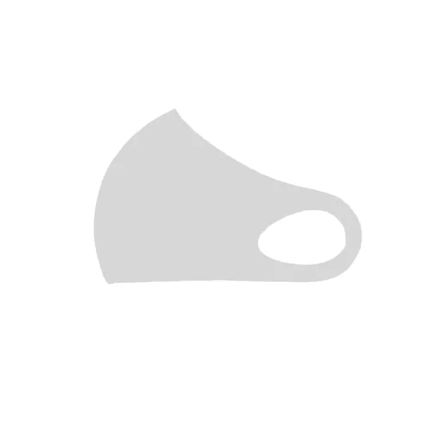 Social Distancing Reusable 3-D Fashion Mask (Solid)