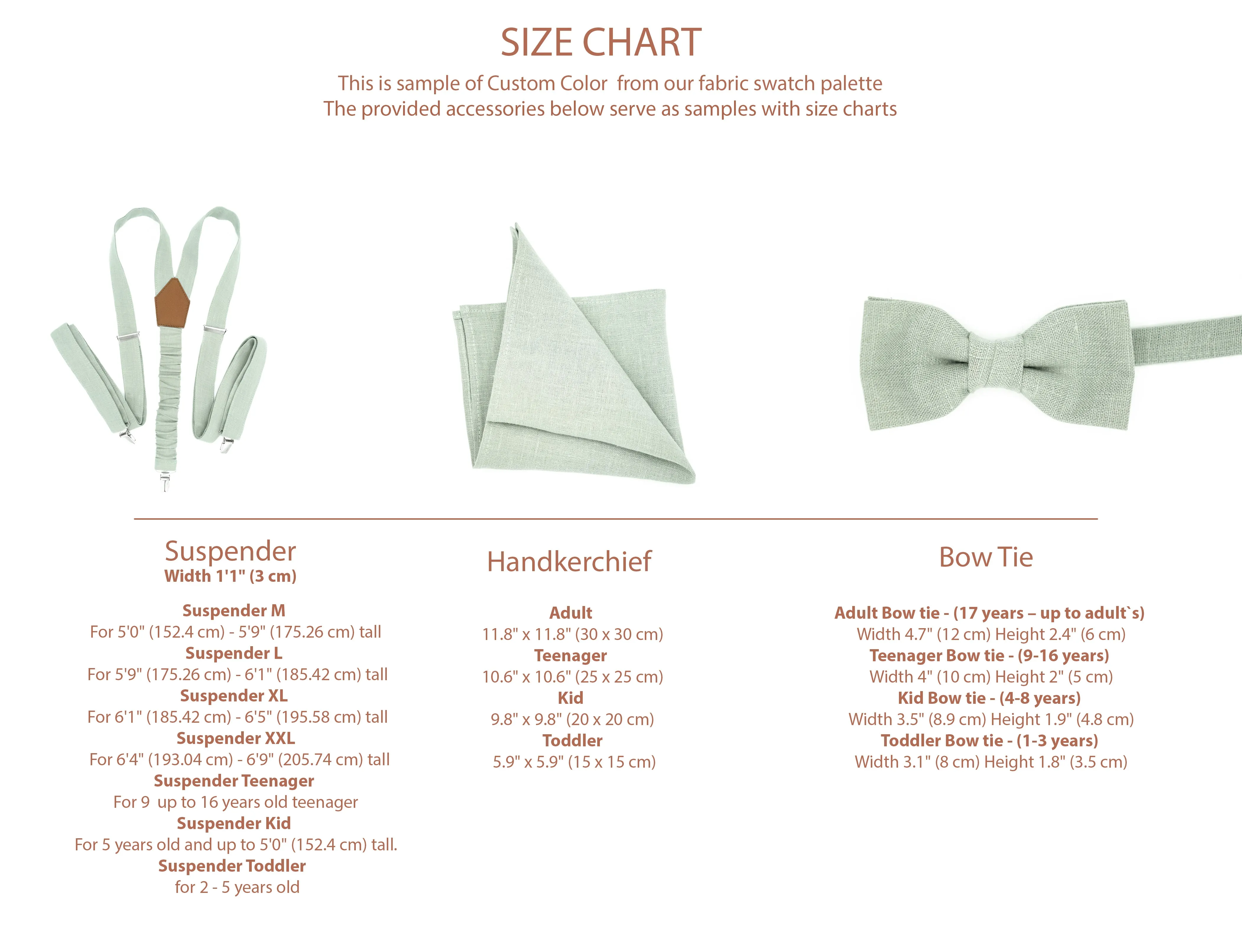 Stylish Light Blue Linen Bow Tie and Pocket Square Set - Perfect for Weddings