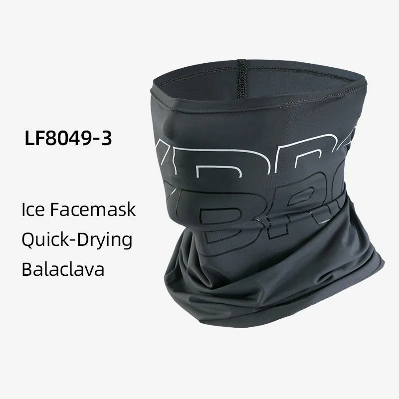 Summer Ice Silk Cycling Face Mask Anti-UV Anti-sweat Breathable Running Bandana Sun Protection Sports Scarf Face Mask