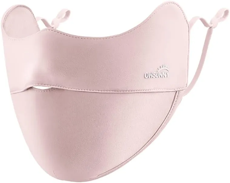 UV Face Cover UPF 50  Women Breathable Face Covering Protection Sunscreen Mask SLN3M072D