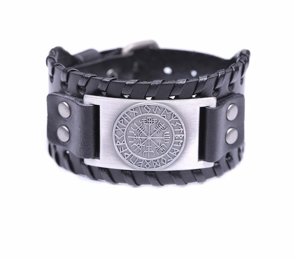 Wiccan Compass Viking Bracelet
