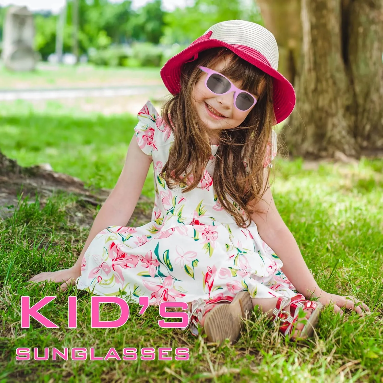 XII WY Kids Sunglasses Polarized UV Protection Flexible Rubber Glasses Shades for Boys Girls