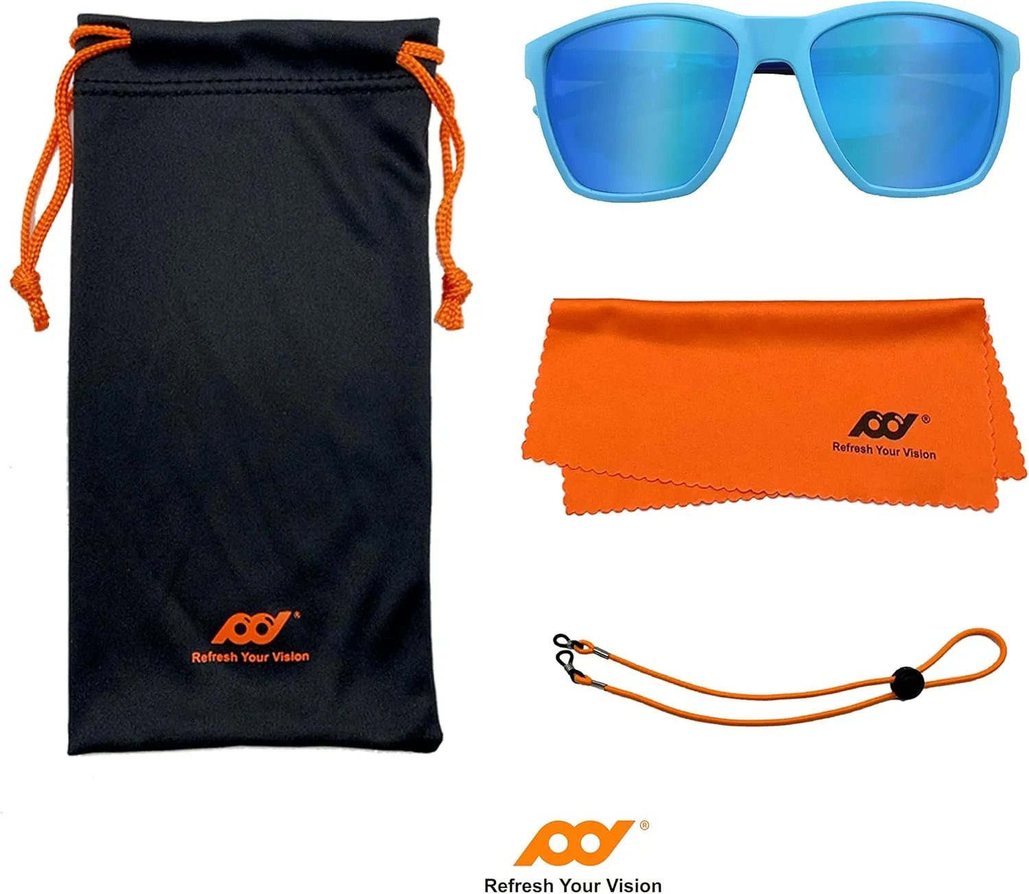 XII WY Kids Sunglasses Polarized UV Protection Flexible Rubber Glasses Shades for Boys Girls